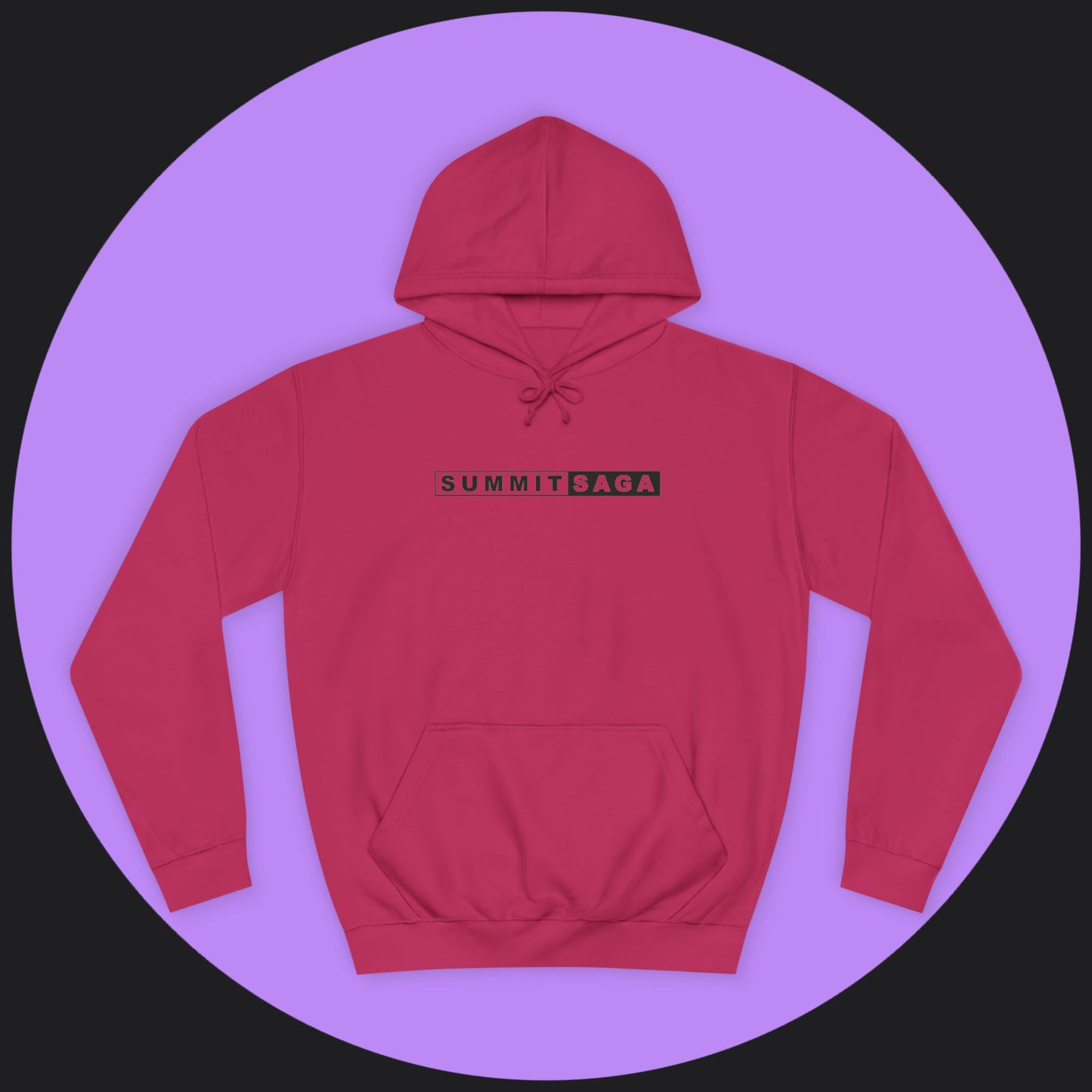 Unisex Hoodie - New Chest Print and Classic Snow Devil