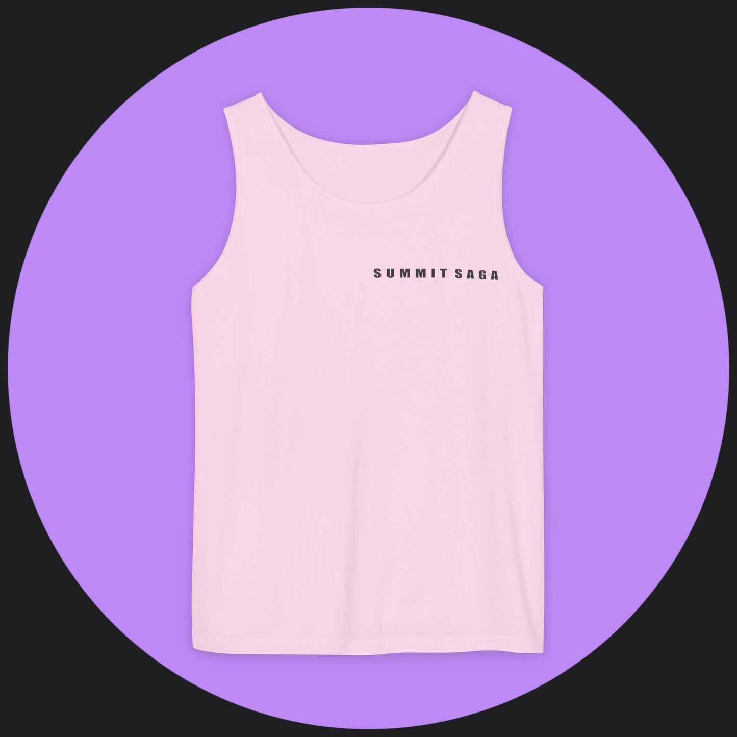 Unisex Tank Top - Summit Saga Text Front and Snow Devil Back Print