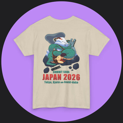 Unisex Heavy Cotton Tee - Japan 2026 Orange Graphic