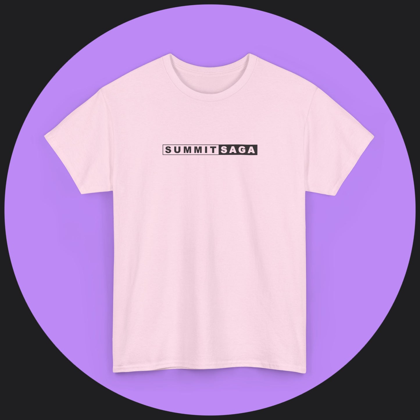 Unisex Heavy Cotton Tee - New Chest Print and Classic Snow Devil