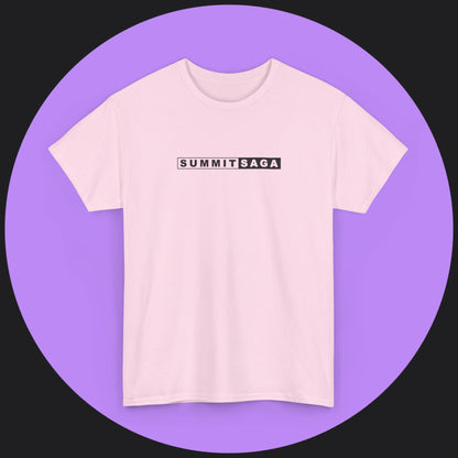 Unisex Heavy Cotton Tee - New Chest Print and Classic Snow Devil