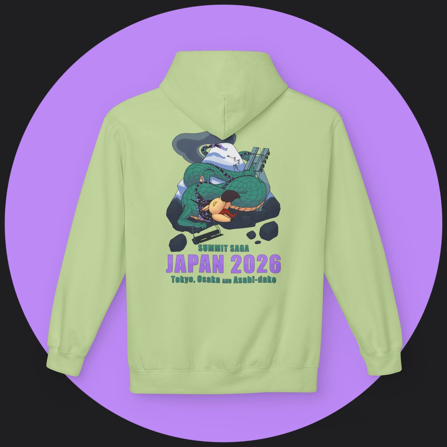 Unisex Hoodie - Japan 2026 Orange Graphic