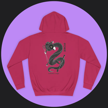 Unisex Hoodie - New Chest Print and Classic Snow Devil