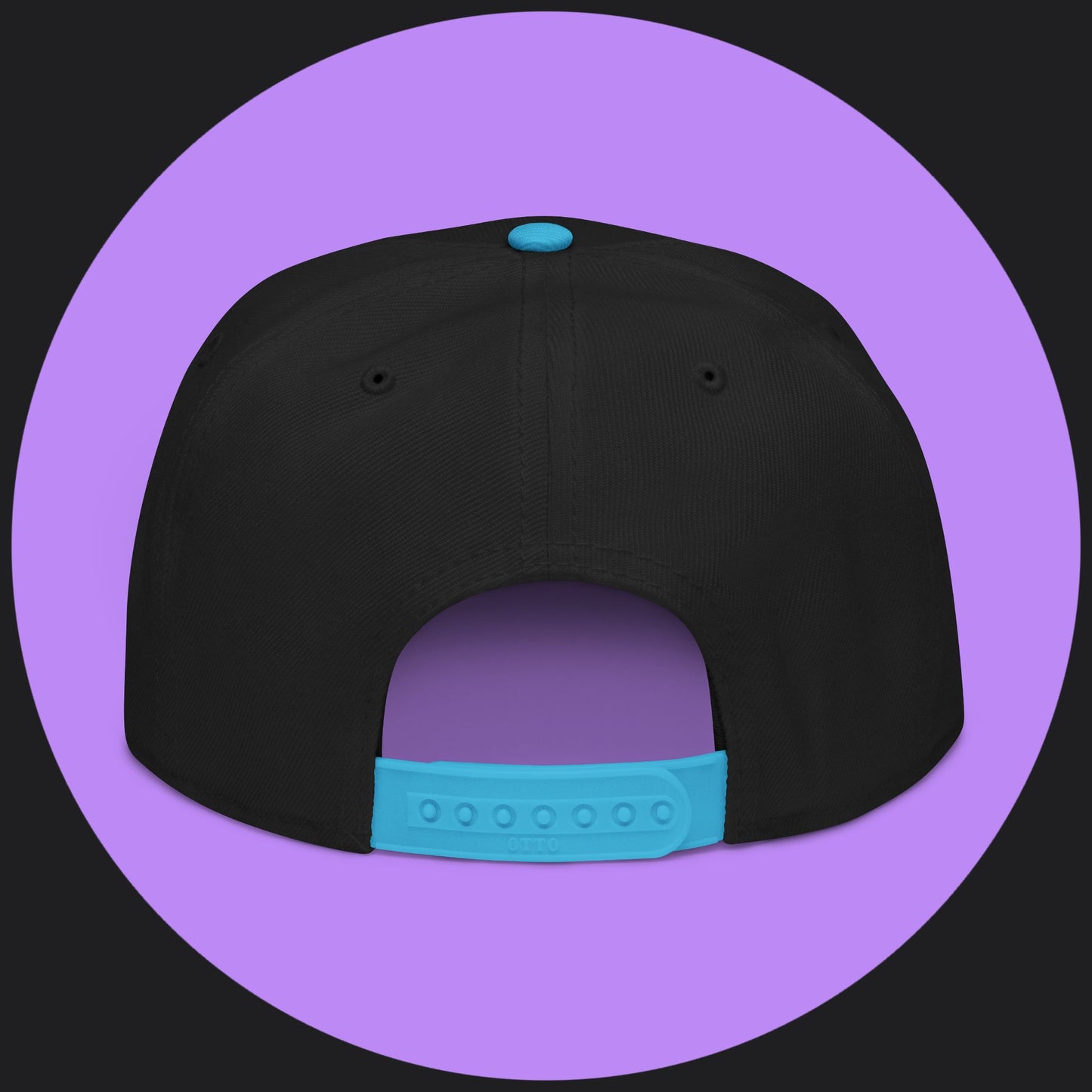 Snapback Hat - White Embroidery