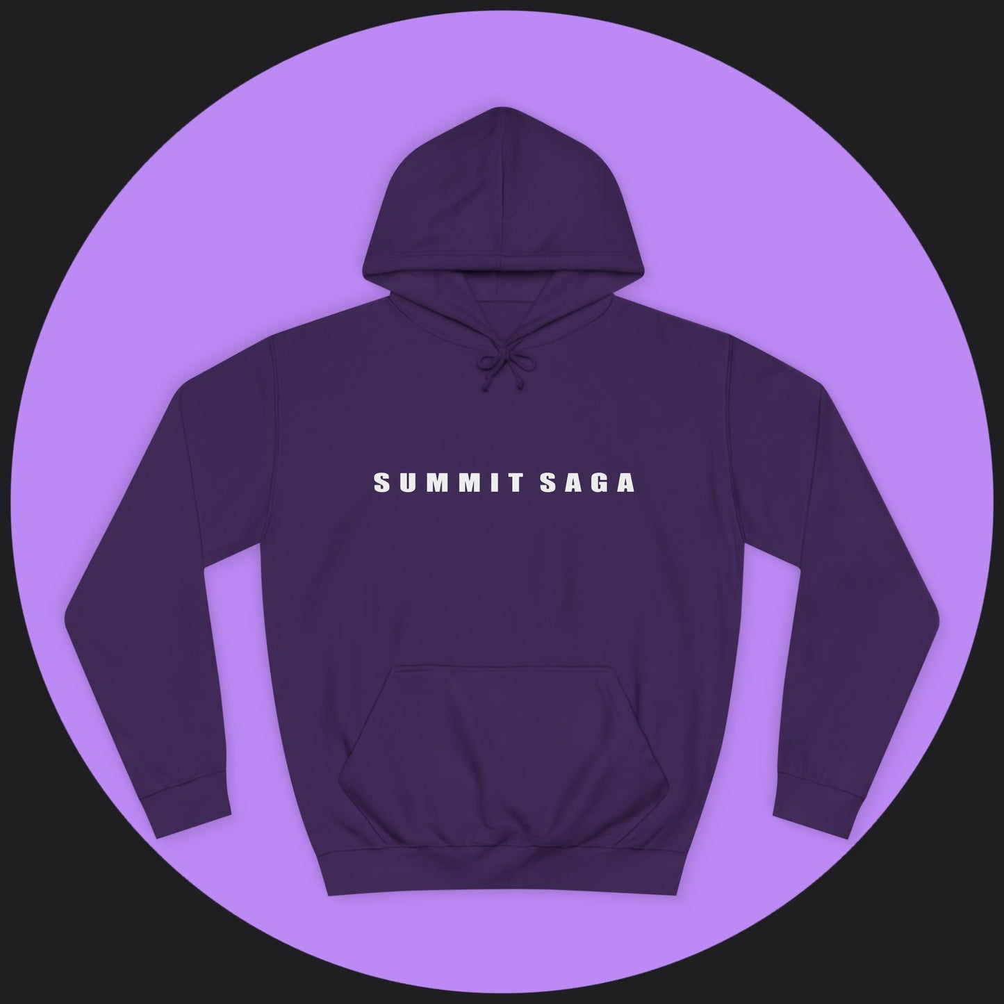 Unisex Hoodie - New Chest Print and Classic Snow Devil