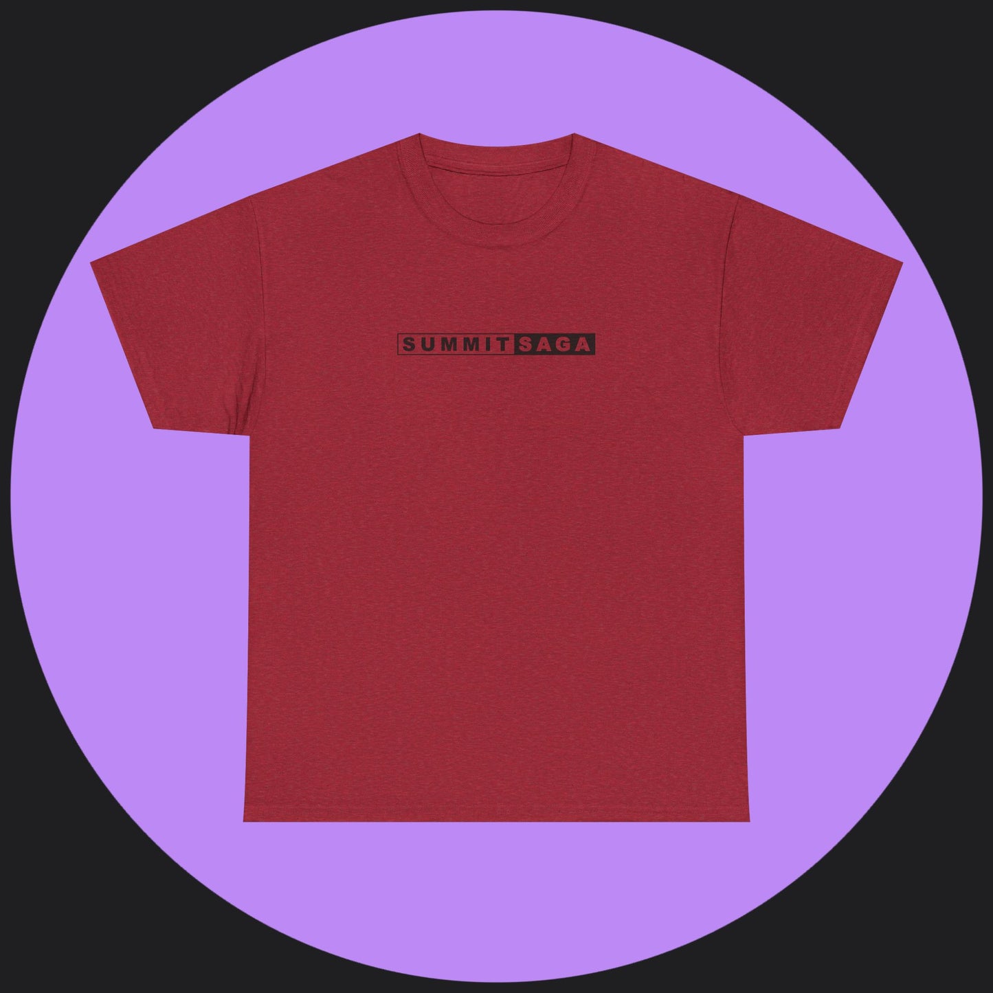 Unisex Heavy Cotton Tee - New Chest Print and Classic Snow Devil