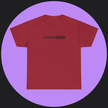 Unisex Heavy Cotton Tee - New Chest Print and Classic Snow Devil