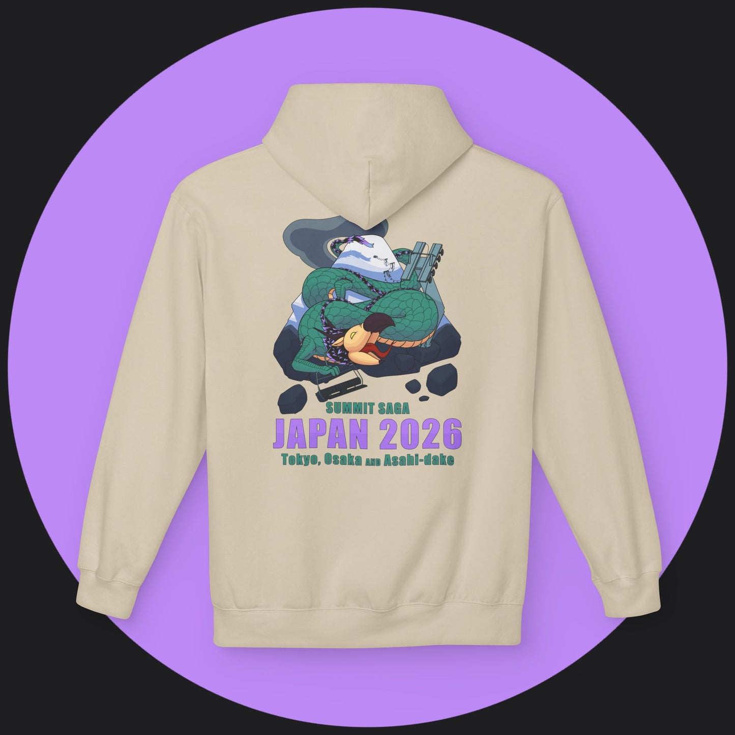 Unisex Hoodie - Japan 2026 Orange Graphic