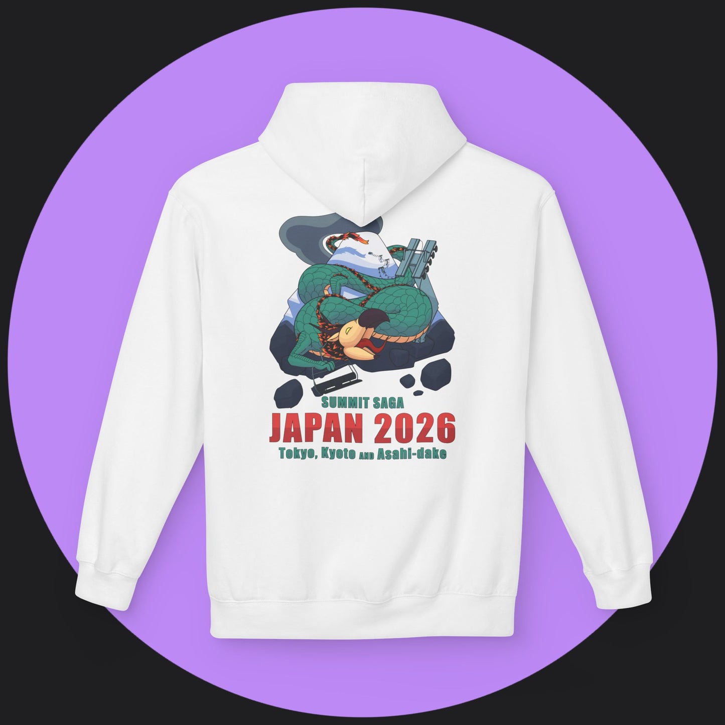 Unisex Hoodie - Japan 2026 Orange Graphic