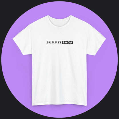 Unisex Heavy Cotton Tee - New Chest Print and Classic Snow Devil