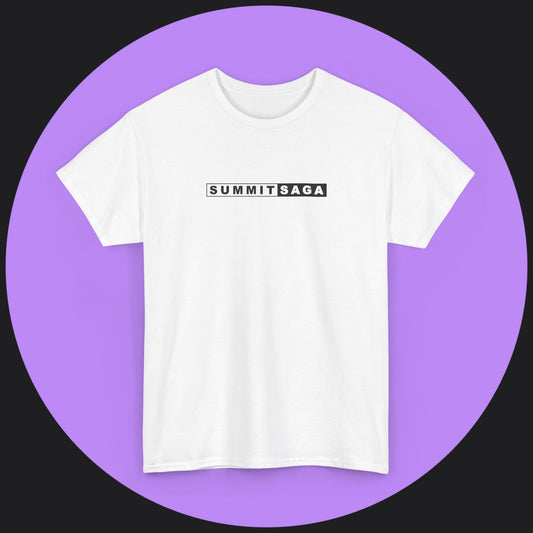 Unisex Heavy Cotton Tee - New Chest Print and Classic Snow Devil