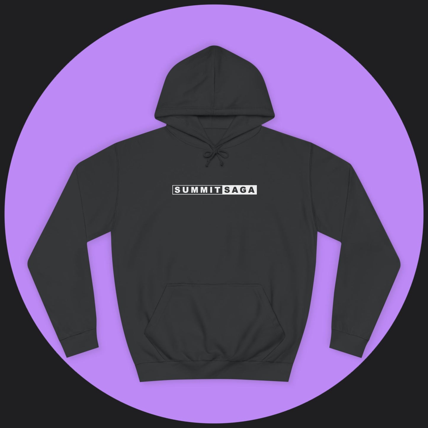 Unisex Hoodie - New Chest Print and Classic Snow Devil