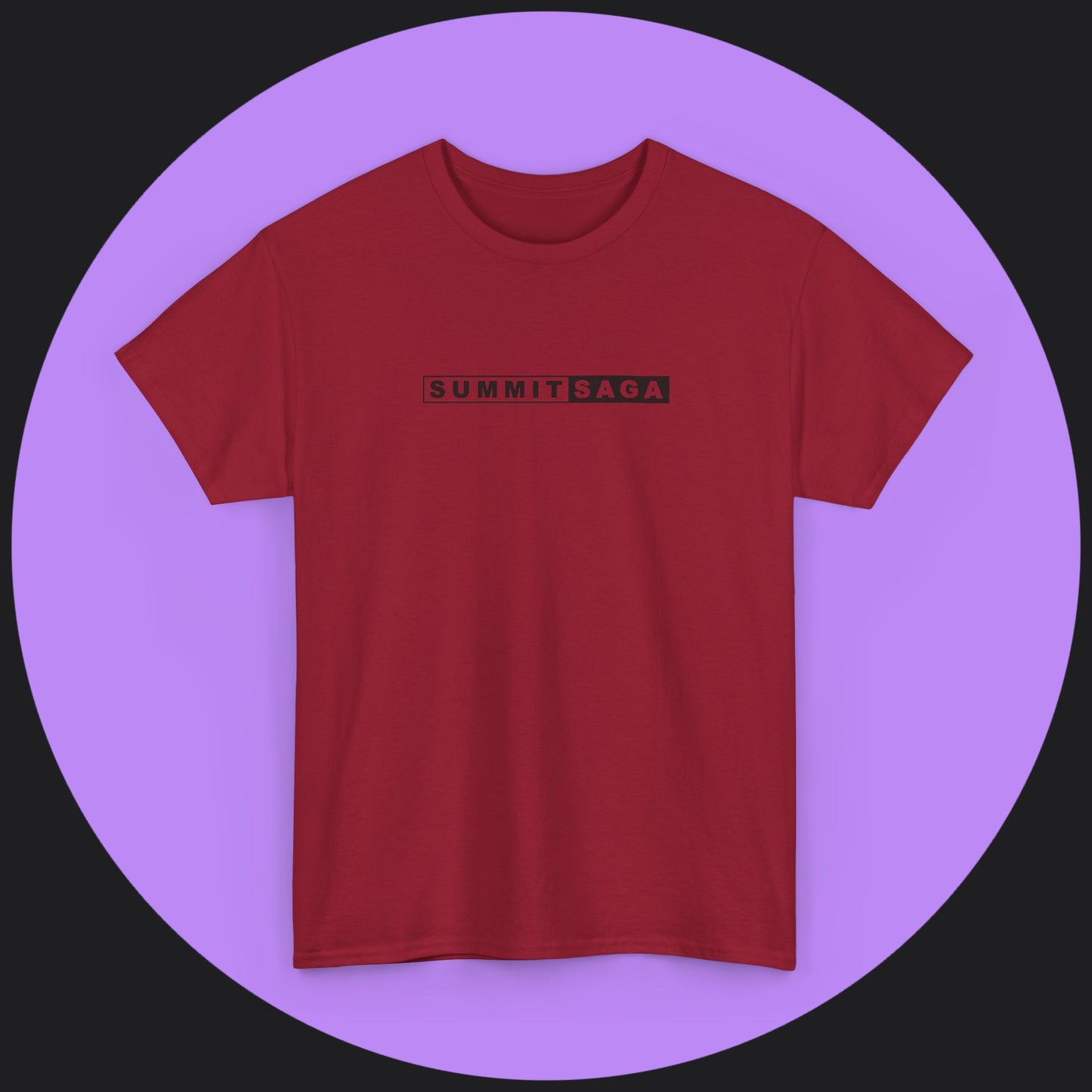 Unisex Heavy Cotton Tee - New Chest Print and Classic Snow Devil