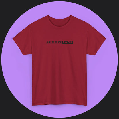 Unisex Heavy Cotton Tee - New Chest Print and Classic Snow Devil