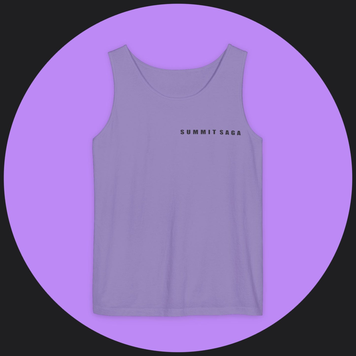 Unisex Tank Top - Summit Saga Text Front and Snow Devil Back Print