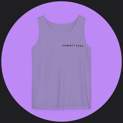 Unisex Tank Top - Summit Saga Text Front and Snow Devil Back Print