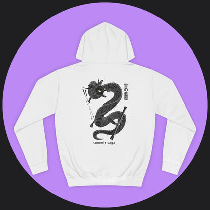 Unisex Hoodie - New Chest Print and Classic Snow Devil