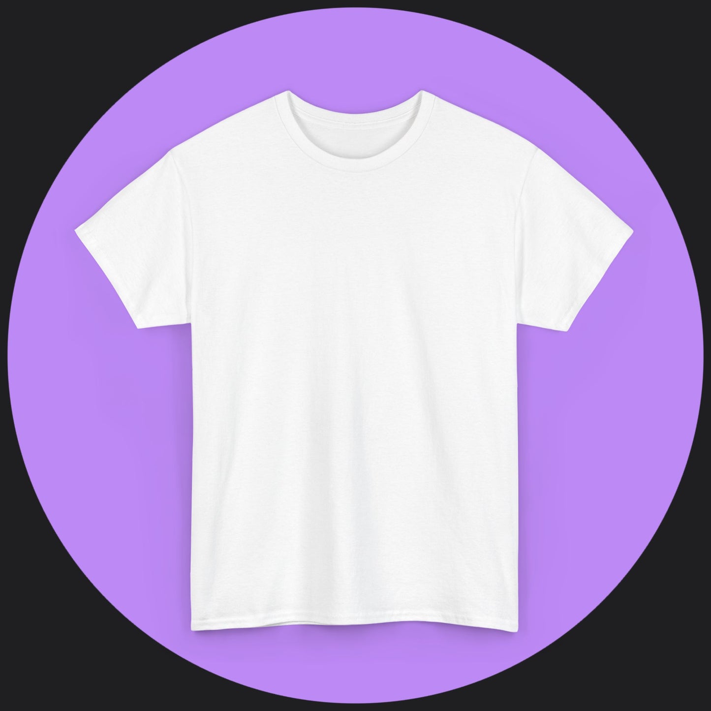 Unisex Heavy Cotton Tee - Snow Devil Back Print Only
