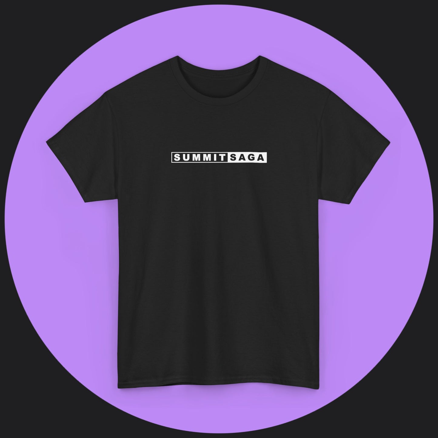 Unisex Heavy Cotton Tee - New Chest Print and Classic Snow Devil