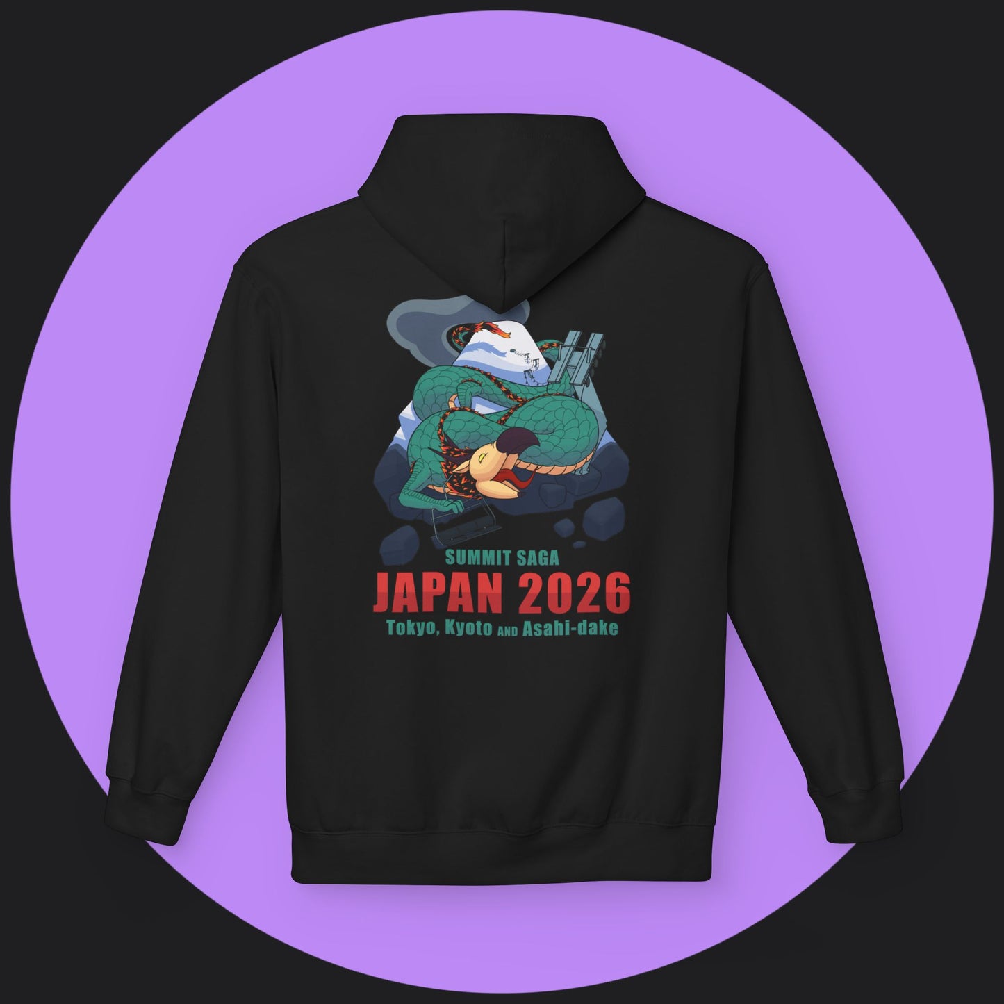 Unisex Hoodie - Japan 2026 Orange Graphic