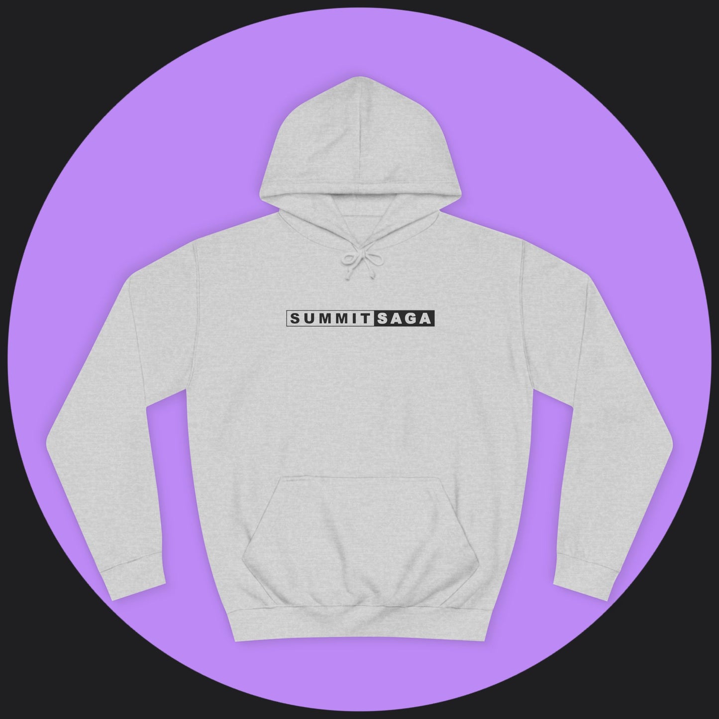 Unisex Hoodie - New Chest Print and Classic Snow Devil