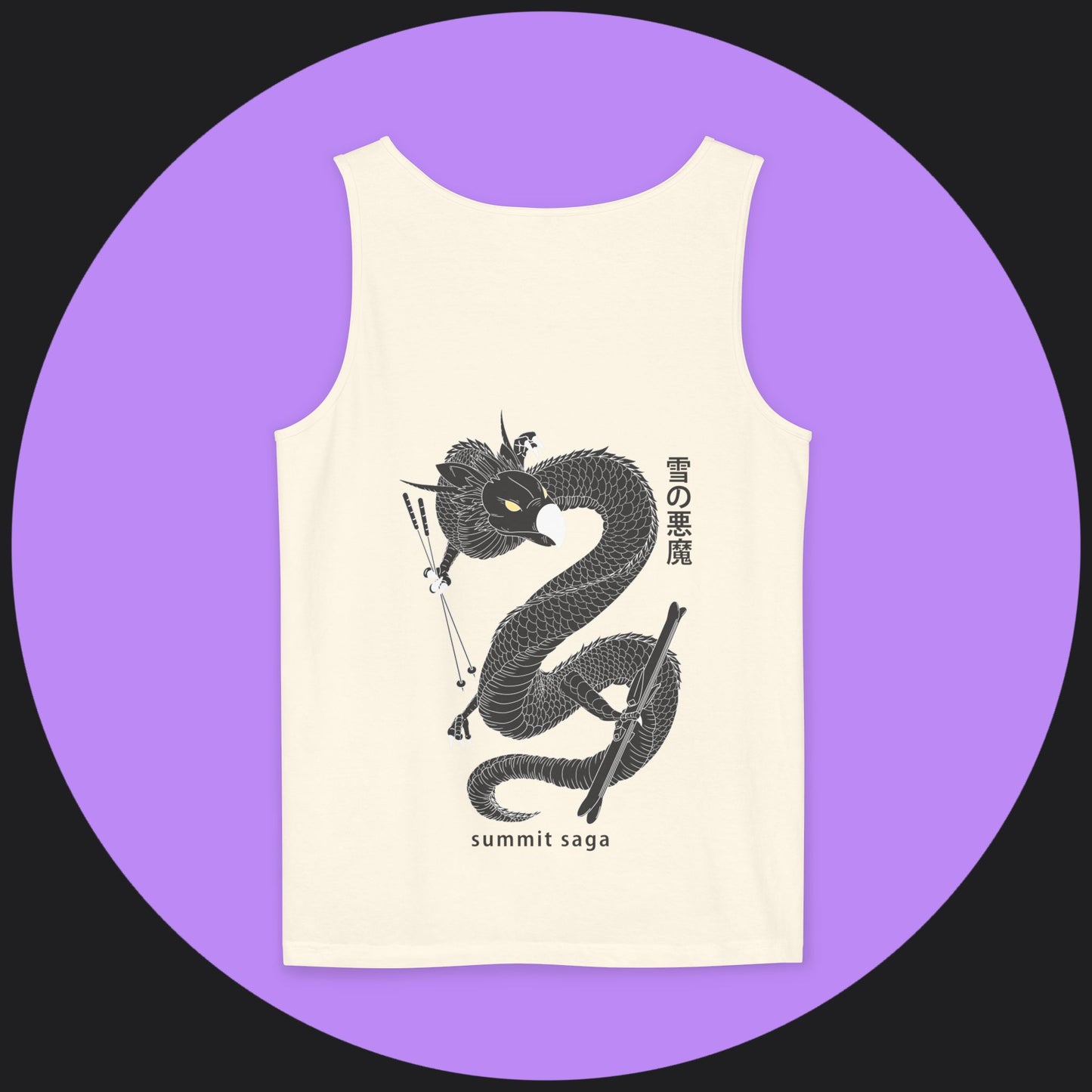 Unisex Tank Top - Summit Saga Text Front and Snow Devil Back Print