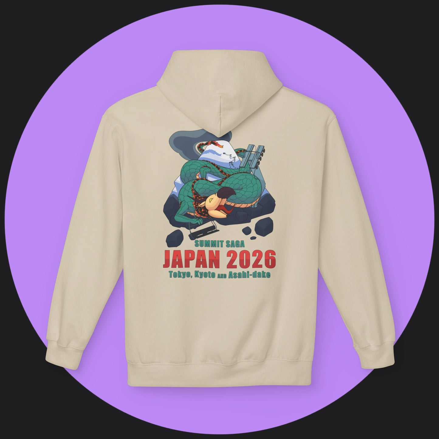 Unisex Hoodie - Japan 2026 Orange Graphic
