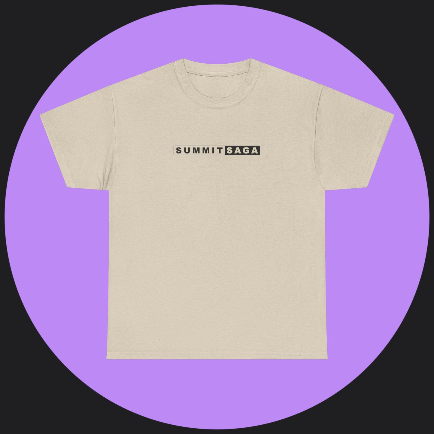 Unisex Heavy Cotton Tee - Japan 2026 Purple Graphic