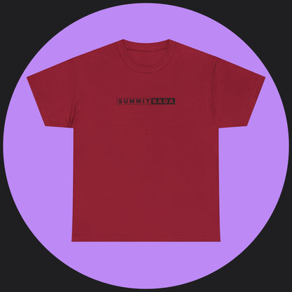 Unisex Heavy Cotton Tee - New Chest Print and Classic Snow Devil