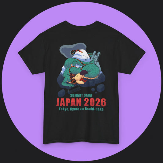 Unisex Heavy Cotton Tee - Japan 2026 Orange Graphic