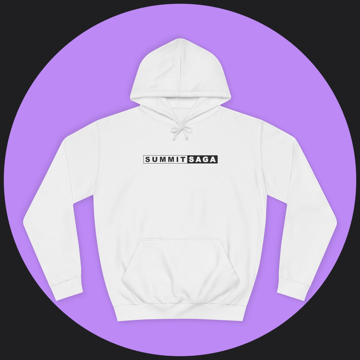 Unisex Hoodie - New Chest Print and Classic Snow Devil